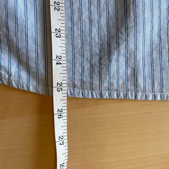 GAP Blue and White Striped Blouse - Picture 10 of 11